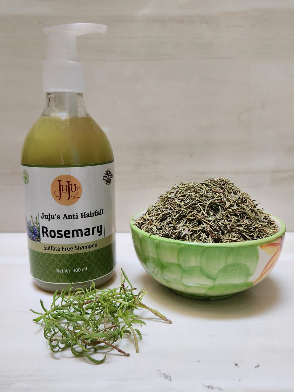 JUJU's Anti Hairfall Rosemary Sulfate Free Shampoo 300ml