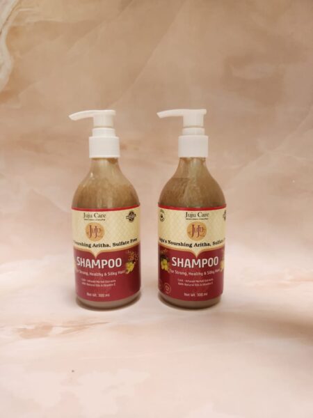 JUJU's Nourishing Aritha Sulphate Free Shampoo 2 Bottle × 300 ML each