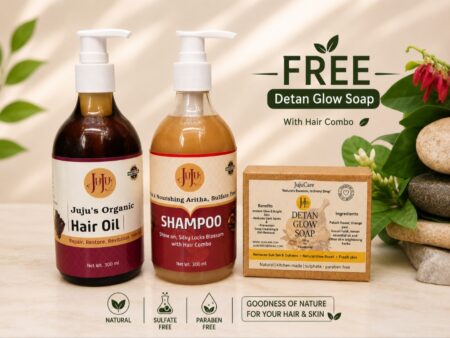 Juju’s Hair Care Combo + Free Detan Glow Soap