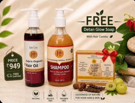 Juju’s Hair Care Combo + Free Detan Glow Soap